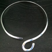 S-Cuff Necklace Silver